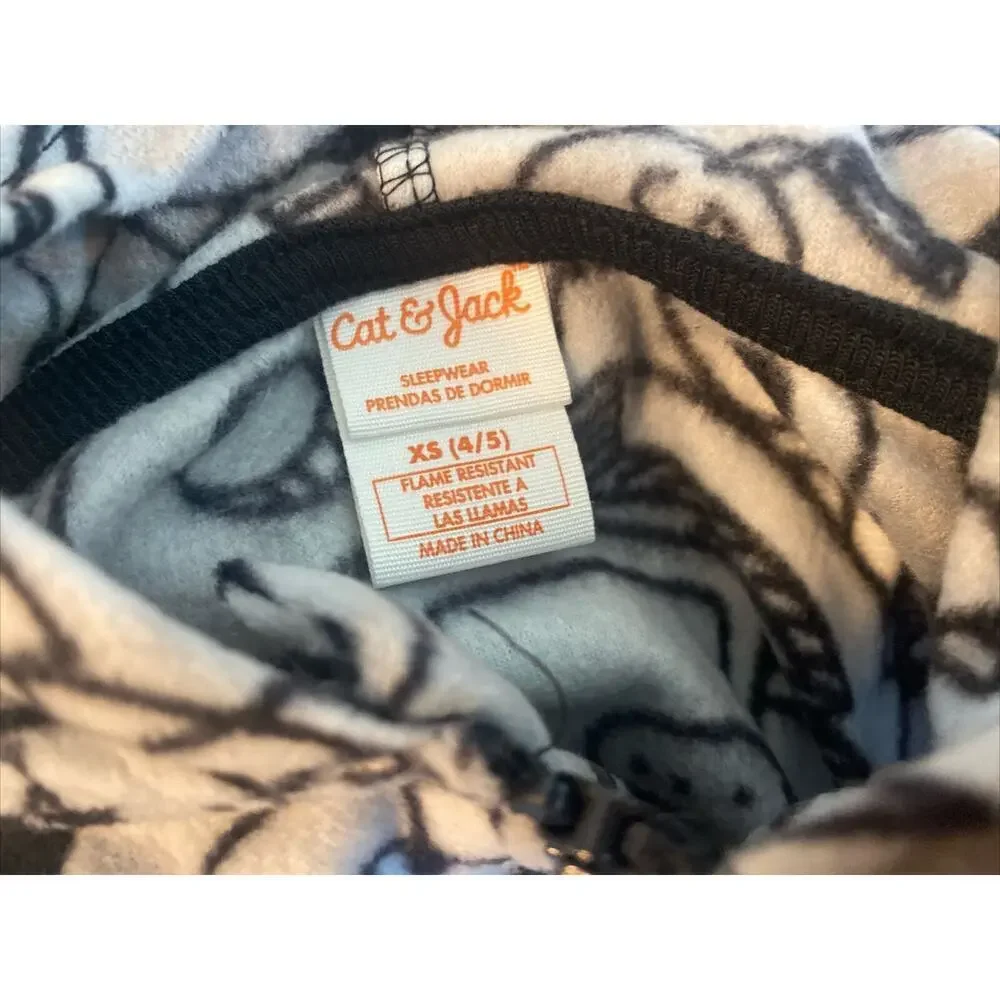 Girls Cat And Jack XS (4/5) Lot Of 2 Items Sleepwear NWT